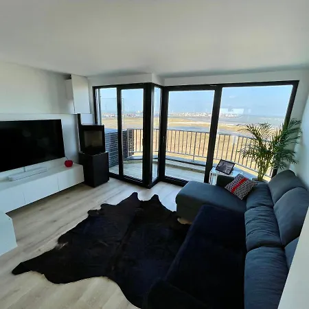 Knokke Heist Baai Modern Dak Appartement .
