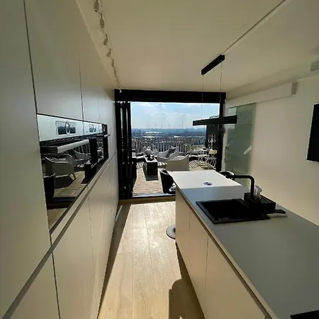 Knokke Heist Baai Modern Dak Appartement . Apartmán *